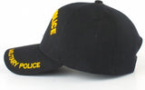 ARMY MP Hat Military Police Baseball Cap Black and Gold with Logo Emblem Mens Headwear