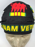 Vietnam Veteran Bandana Dorag with Sweatband Motorcycle Skull Cap