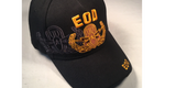 EOD Hat Army Baseball Cap Black and Gold with Logo Emblem Mens Headwear