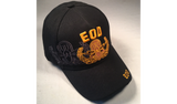 EOD Hat Army Baseball Cap Black and Gold with Logo Emblem Mens Headwear