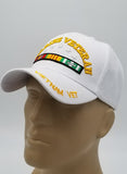 Vietnam Veteran U.S. Marine Corps Hat, United States Marines White Baseball Cap, Officially Licensed