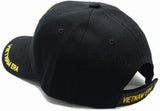 Vietnam ERA Army Veteran Hat Military Baseball Cap, Mens Womens, Black