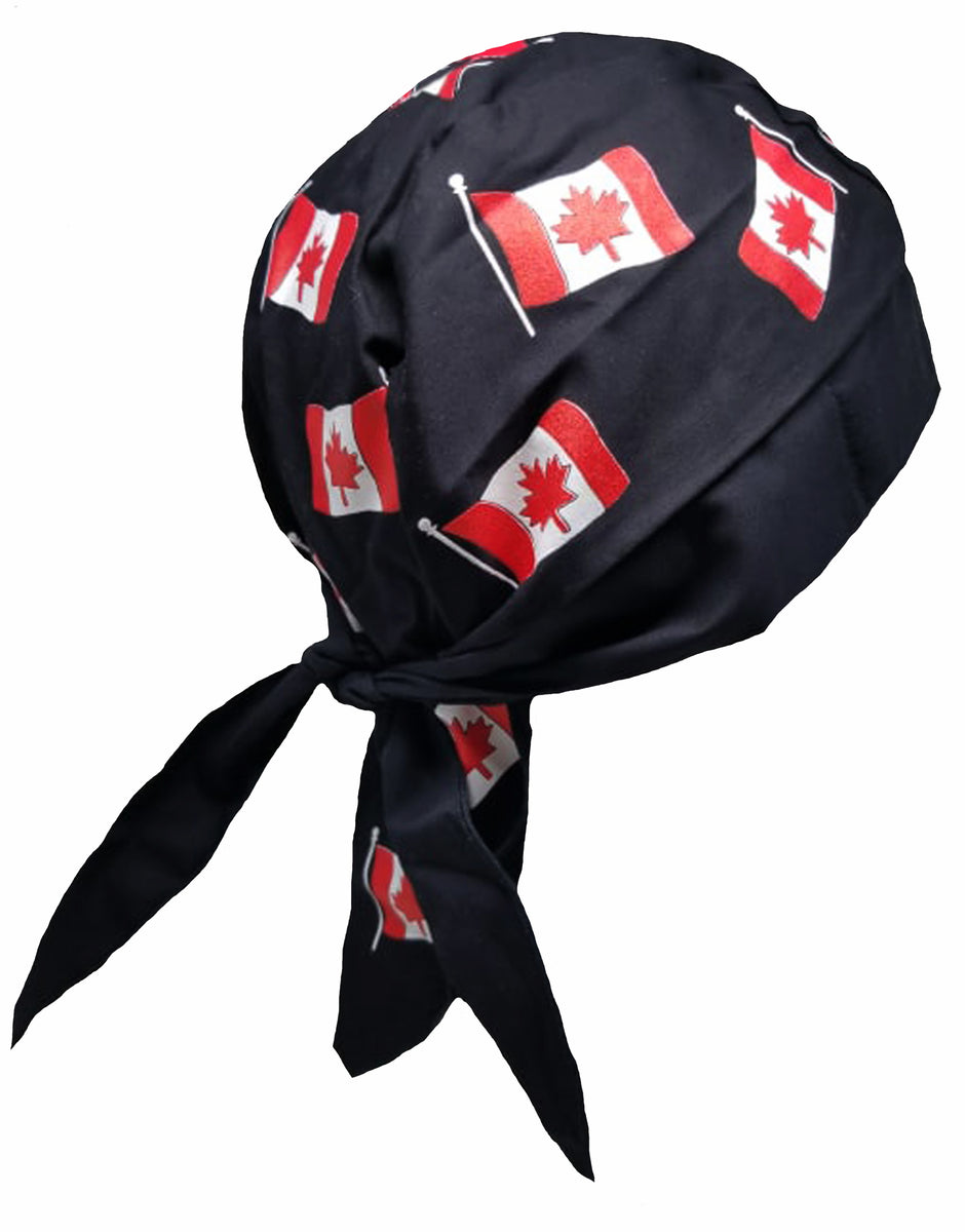 thumbnail image 2 of Poland Polish Eagle Crest Do Rag / Skull Cap – Adjustable, Cotton Twill, One Size Fits Most 2 of 4