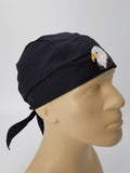 Bald Eagle Bandana Dorag with Sweatband Doo Rag Made America USA Motorcycle Skull Cap Cotton Helmet Liner