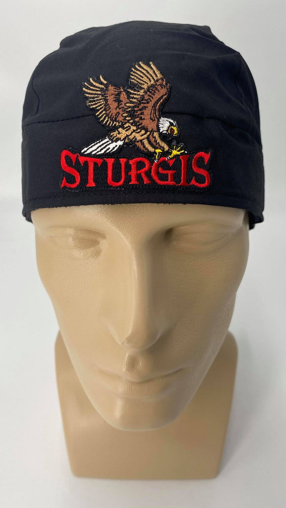 Sturgis Bandana Dorag with Sweatband Doo Rag Made America USA Motorcyc ...