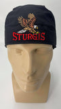 Sturgis Bandana Dorag with Sweatband Doo Rag Made America USA Motorcycle Skull Cap Cotton Helmet Liner