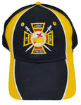 Knights Templar Hat Masonic Baseball Cap Freemason Adjustable Mens Black and Gold