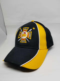 Knights Templar Hat Masonic Baseball Cap Freemason Adjustable Mens Black and Gold