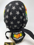 Vietnam Veteran Bandana Dorag with Sweatband Motorcycle Skull Cap