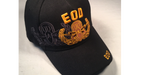 EOD Hat Army Baseball Cap Black and Gold with Logo Emblem Mens Headwear