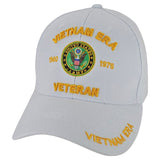 US Army Vietnam Era Veteran Hat White Baseball Cap Officially Licensed