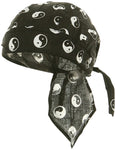 Yin Yang Doo Rag Ying Chinese Asian Headwrap Trucker Durag Skull Cap Cotton Sporty Motorcycle Hat