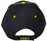 U.S. Army Baseball Cap, Black Military Hat, Defending Freedom 1775 Officially Licensed