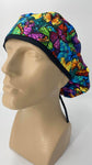 Scrub Hat Medical Hair Bonnet Surgeon Head Cover Surgical Cap Nurse Bouffant Nursing Ponytail Holder Operating Room