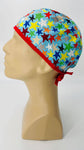 Scrub Cap Medical Surgeon Head Cover Surgical Hat Nurse Nursing Operating Room, Colorful Stars