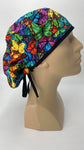 Scrub Hat Medical Hair Bonnet Surgeon Head Cover Surgical Cap Nurse Bouffant Nursing Ponytail Holder Operating Room