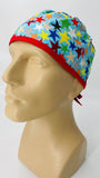 Scrub Cap Medical Surgeon Head Cover Surgical Hat Nurse Nursing Operating Room, Colorful Stars