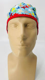 Scrub Cap Medical Surgeon Head Cover Surgical Hat Nurse Nursing Operating Room, Colorful Stars