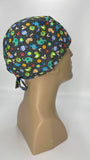 Scrub Cap Medical Surgeon Head Cover Surgical Hat Nurse Nursing Operating Room, Animal Cracker Animals