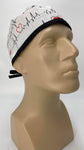 Scrub Hat Nursing Cap Gift for Doctor, EKG Cardiologist Surgeon Nurse OR ER Xray Tech Veterinarian, White