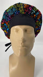 Scrub Hat Medical Hair Bonnet Surgeon Head Cover Surgical Cap Nurse Bouffant Nursing Ponytail Holder Operating Room