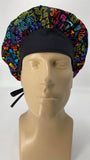 Scrub Hat Medical Hair Bonnet Surgeon Head Cover Surgical Cap Nurse Bouffant Nursing Ponytail Holder Operating Room