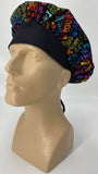 Scrub Hat Medical Hair Bonnet Surgeon Head Cover Surgical Cap Nurse Bouffant Nursing Ponytail Holder Operating Room
