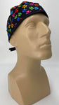 Scrub Cap Medical Surgeon Head Cover Surgical Hat Nurse Nursing Operating Room, Paw Print Paws