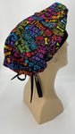 Scrub Hat Medical Hair Bonnet Surgeon Head Cover Surgical Cap Nurse Bouffant Nursing Ponytail Holder Operating Room