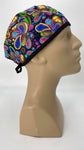 Scrub Cap Medical Surgeon Head Cover Surgical Hat Nurse Nursing Operating Room, Rainbow Paisley
