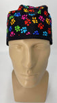 Scrub Cap Medical Surgeon Head Cover Surgical Hat Nurse Nursing Operating Room, Paw Print Paws