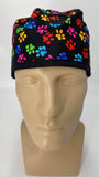 Scrub Cap Medical Surgeon Head Cover Surgical Hat Nurse Nursing Operating Room, Paw Print Paws