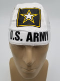 US ARMY Dorag Doo Rag, Bandana Head Wrap with Sweatband, Made in America, Motorcycle Skull Cap
