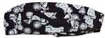 Motorcycles Bandana Dorag Cap Black and White Doo Rag Helmet Liner Cotton Head Wrap Durag