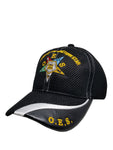 Eastern Star Hat Baseball Cap with Emblem O.E.S., Womens, Black