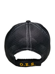 Eastern Star Hat Baseball Cap with Emblem O.E.S., Womens, Black
