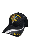 Eastern Star Hat Baseball Cap with Emblem O.E.S., Womens, Black