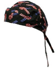 American Flag Patriotic Headwrap Ribbon Doo Rag Durag Skull Cap Cotton Motorcycle Dorag