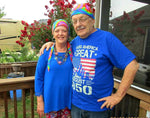Tie Dye Doo Rag 1960s Rainbow Tye Die Hippie Fun Woodstock ROVER Long Tails and SWEATBAND MADE IN THE USA