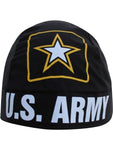 US ARMY Dorag Doo Rag, Bandana Head Wrap with Sweatband, Made in America, Motorcycle Skull Cap