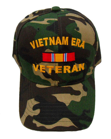 Vietnam ERA Veteran Camo Baseball Cap Camouflage Military Hat Vet