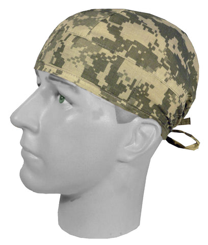 Scrub Cap Medical Surgeon Head Cover Surgical Hat Nurse Nursing Operating Room, ACU Digital Camouflage Camo