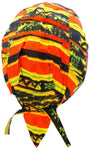 CLEARANCE African Feel and Colors Doo Rag Skull Cap Black History Colorful Festive Pattern Kwanzaa