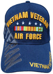Air Force Vietnam Vet Baseball Cap Blue Military Veteran Hat