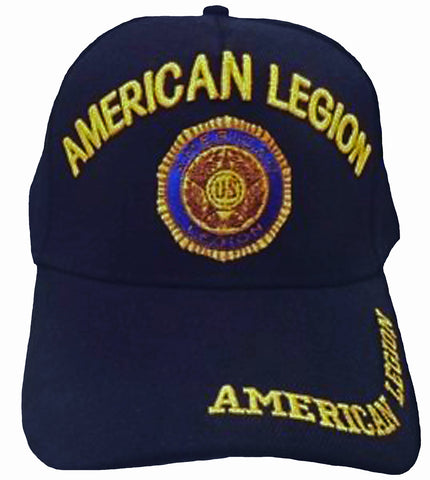 CLEARANCE A.Legion Baseball Cap Navy Blue Patriotic Hat