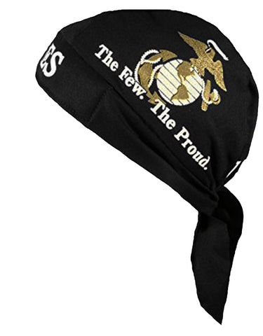 U.S. Marine Bandana Dorag Cap Marines Head Wrap Do Hat Made in America