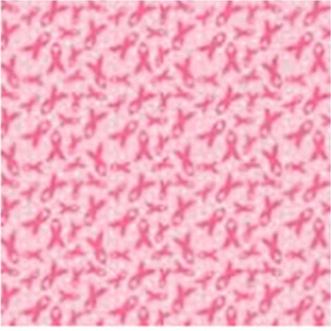 Pink Ribbon 100% Cotton Bandana Breast Cancer Awareness