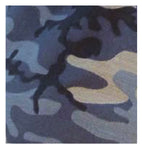 Camouflage Nursing Scrub Hat Scrubs Cap, Cotton, Navy Blue Camo with Black