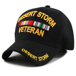DESERT STORM Black Baseball Cap Officially Licensed Hat Army Navy Air Force Marine