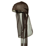 CLEARANCE Brown Wave Cap Sexy Tie Down Durag Cap Cool Nylon Sporty and Fashionable Long and Short Hair
